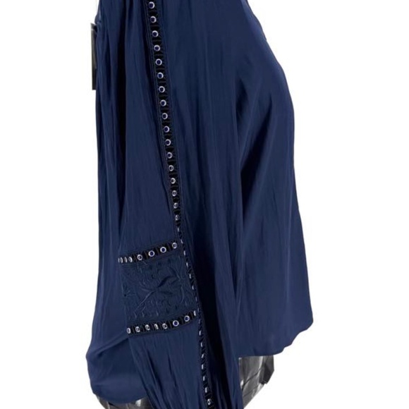 NWT Ramy Brook Noa Embellished Blouse - Picture 2 of 15